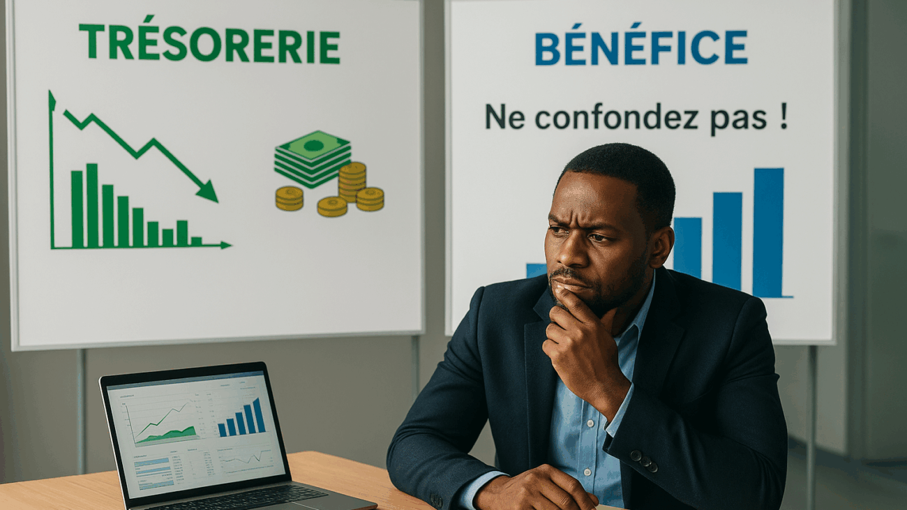 alt="difference trsorerie bénefice"