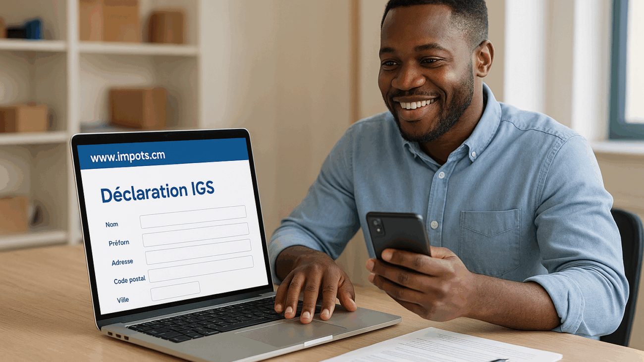 alt="Procédure de déclaration IGS au Cameroun en 2025"