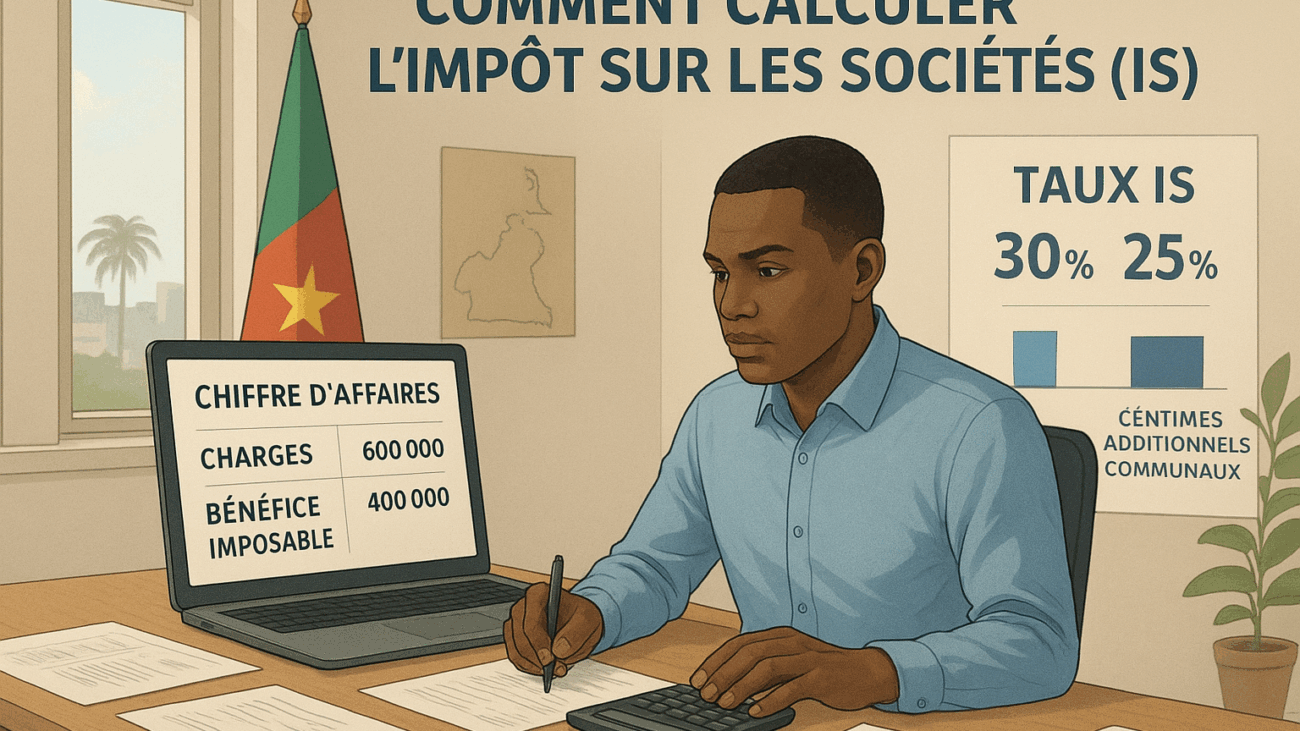 alt="Comment calculer l’Impôt sur les Sociétés IS au Cameroun"
