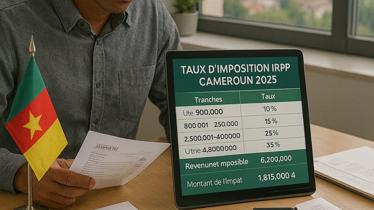 alt="Taux d’imposition IRPP Cameroun 2025 pour salariés et entrepreneurs"