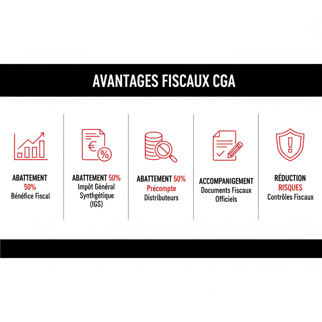 avantagees fiscaux CGA